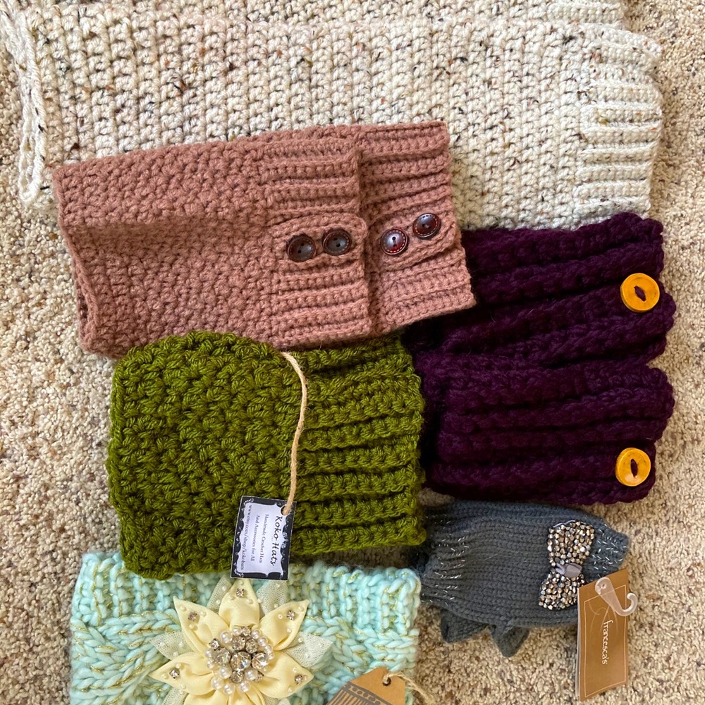 Boutique Boot Cuffs, Mittens, Earband Lot